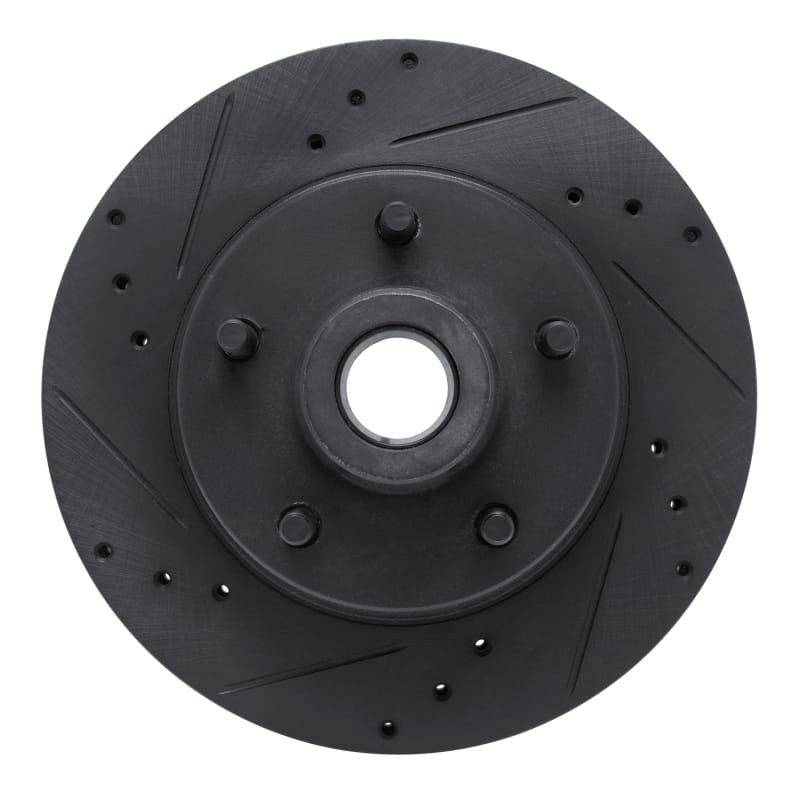 R1 Concepts — R1 73-73 Ford Gran Torino Front Left Drilled & Slotted Black Brake Rotor
R1 Brake Rotor Drill