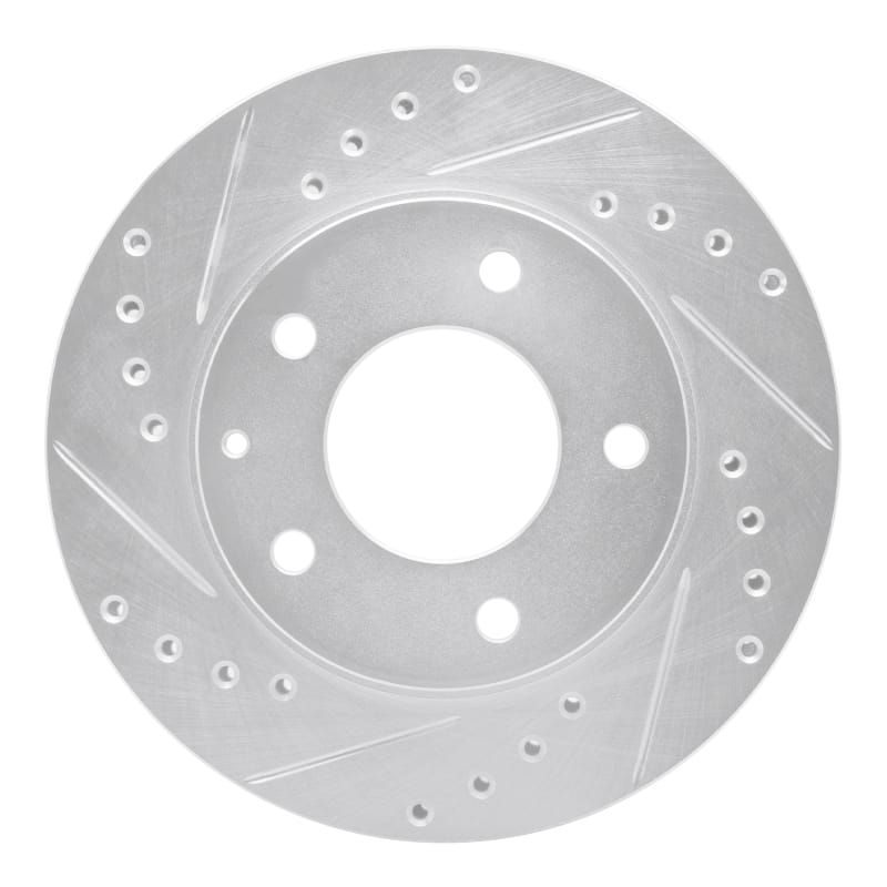 R1 Concepts — R1 93-03 Ford Probe Front Left Drilled & Slotted Silver Brake Rotor
R1 Brake Rotor Drill