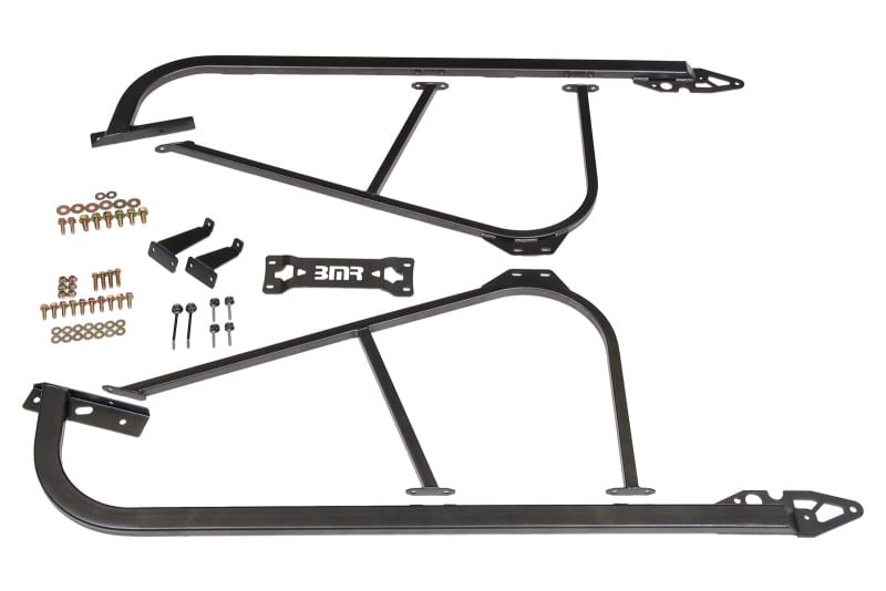 BMR Suspension — BMR 08-17 Challenger Bolt-On Subframe Connectors - Black Hammertone