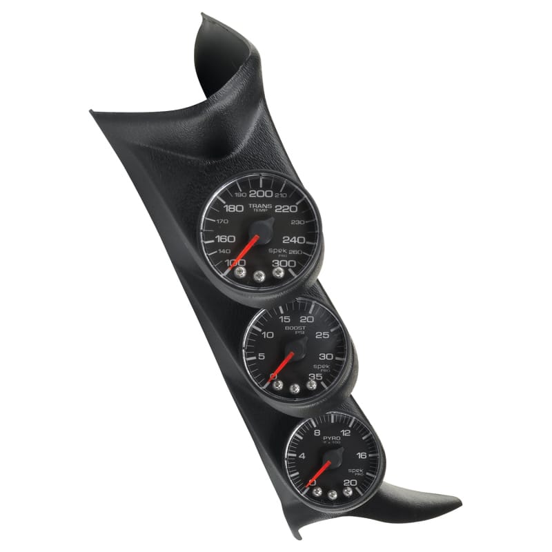 AutoMeter — Autometer Diesel Gauge Kit A-Pillar w/ Spkr 01-07 GM Boost/EGT/Trans 60psi/2000 deg F/250 deg F
3 GA KIT GM DSL TRK