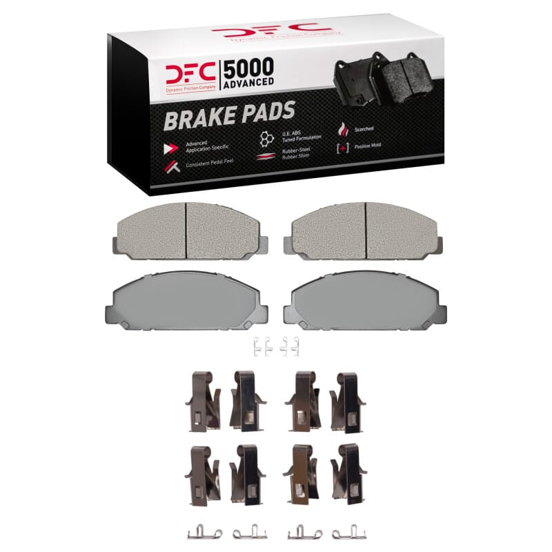 DFC — DFC 99-24 Chevrolet LCF5500HD Diesel Rear/Front 5000 Adv Semi Metallic Brake Pads & Hardware Kit
DFC Brake Pad Set