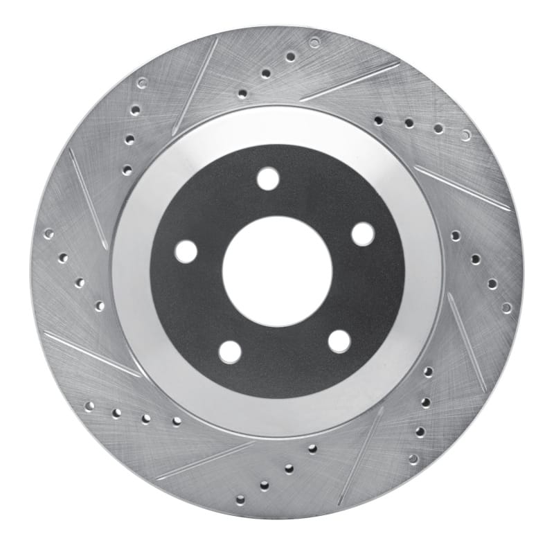 R1 Concepts — R1 97-09 Cadillac XLR Right Front Drilled & Slotted Silver Brake Rotor
R1 Brake Rotor Drill