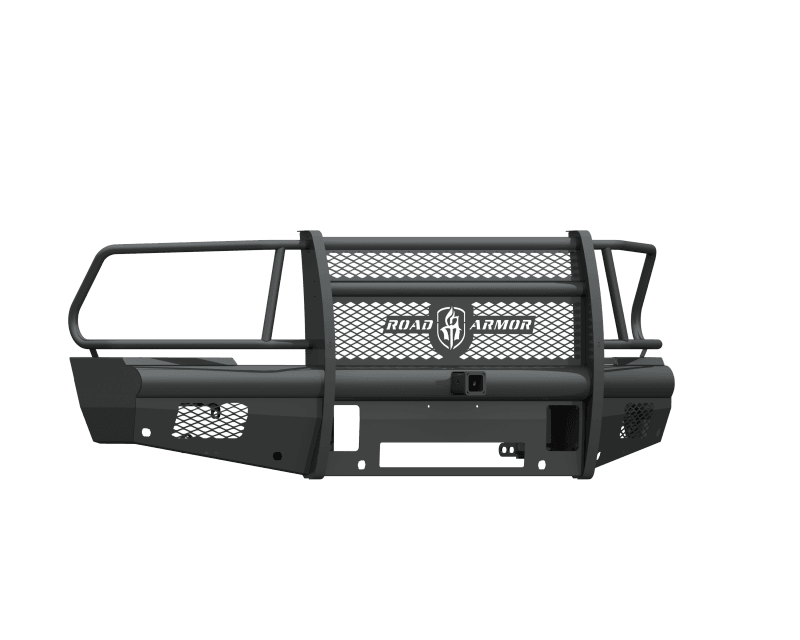 Road Armor — Road Armor 10-18 Dodge 2500 Vaquero Front Bumper Full Guard 2in Receiver - Tex Blk
