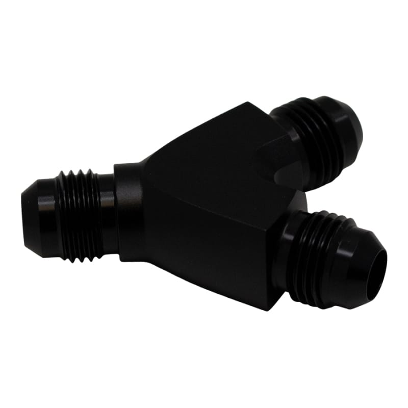 DeatschWerks — DeatschWerks 6AN Male Flare to 6AN Male Flare to 6AN Male Flare Y Fitting - Anodized Matte Black
Lines & Fittings