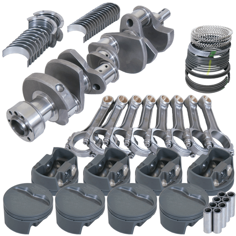 Eagle — Eagle Chevy LT1350 1Pc 3.480in Crank 6.000in I-Beam Rods -5cc 4.000in Pistons Rotating Assembly
Street & Strip Assy