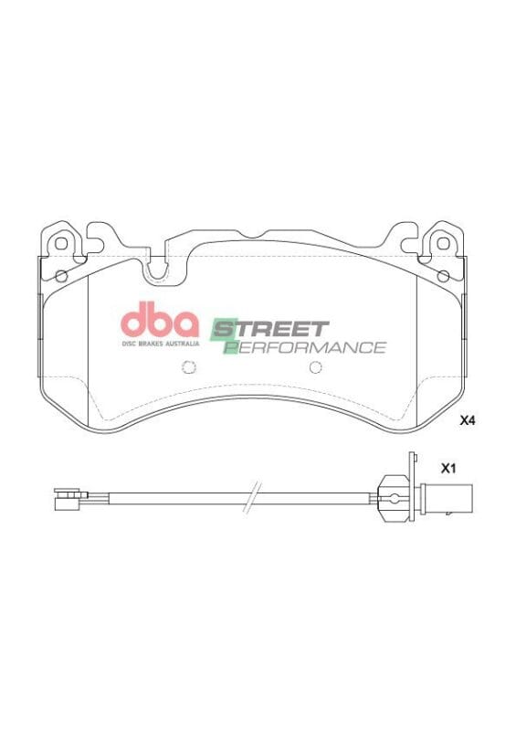 DBA — DBA 15-18 Audi RS6 Quattro SP Performance Front Brake Pads
Brake Rotor