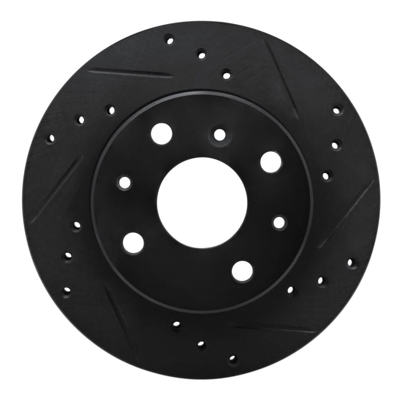 R1 Concepts — R1 88-92 Daihatsu CHARADE Front Right Drilled & Slotted Black Brake Rotor
R1 Brake Rotor Drill