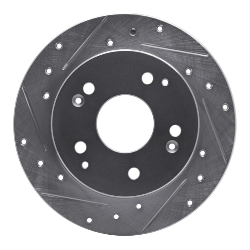 R1 Concepts — R1 97-01 Acura Integra Rear Left Drilled & Slotted Silver Brake Rotor
R1 Brake Rotor Drill
