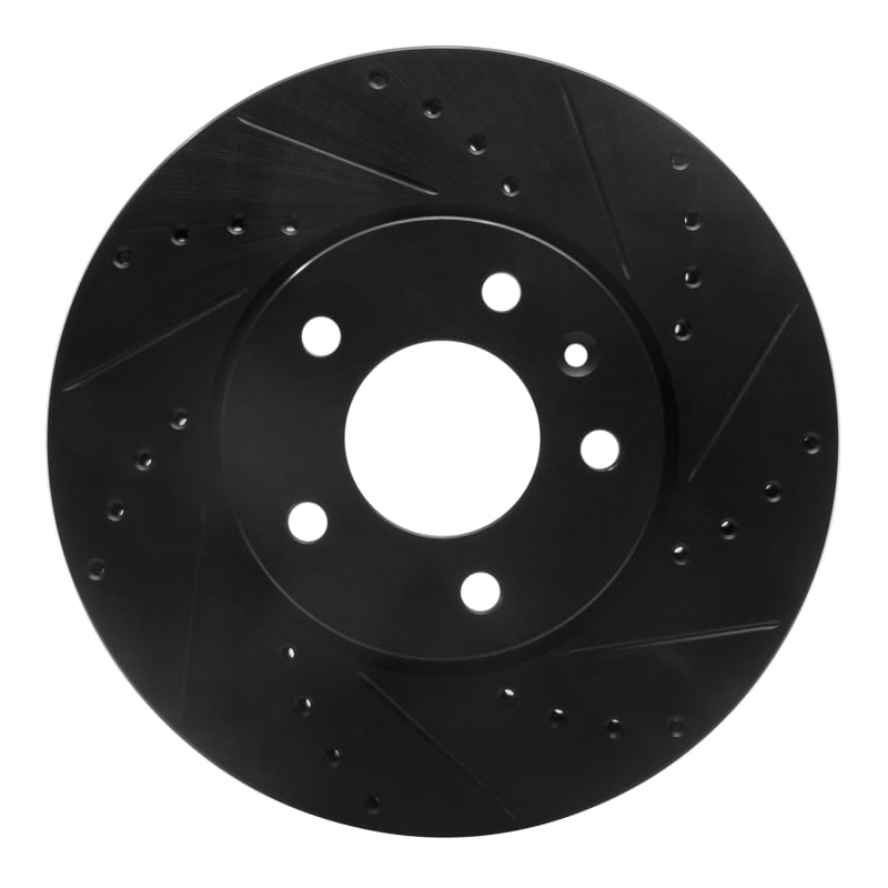 R1 Concepts — R1 13-25 Cadillac CT4 Front Right Drilled & Slotted Black Brake Rotor
R1 Brake Rotor Drill