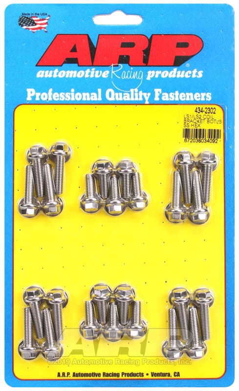 ARP — ARP LS1 LS2 SS Hex Coil Bracket Bolt Kit