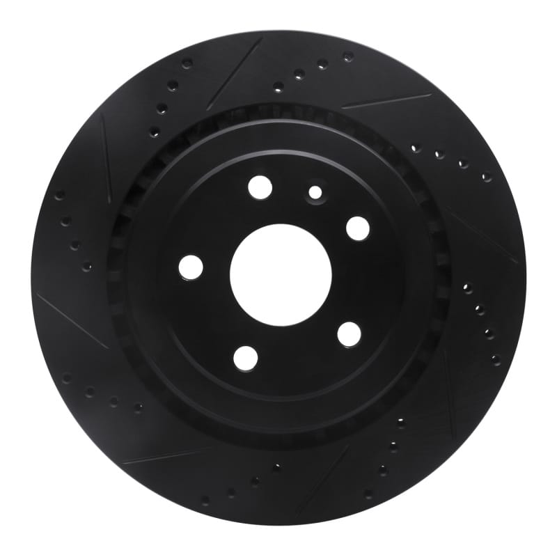 R1 Concepts — R1 16-24 Cadillac ATS Rear Left Drilled & Slotted Black Brake Rotor
R1 Brake Rotor Drill
