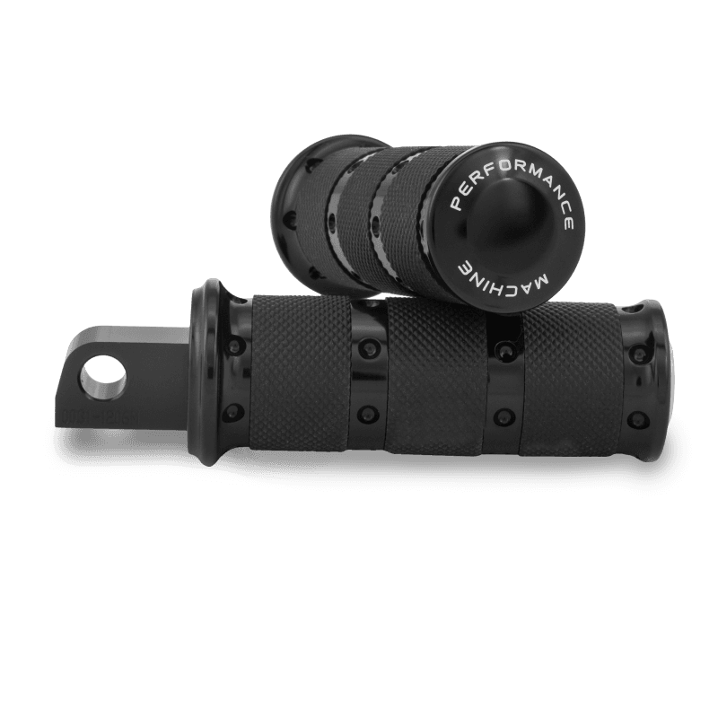 Performance Machine — Performance Machine Footpegs XLS - Black Ano