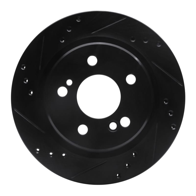 R1 Concepts — R1 92-95 Mercedes-Benz E420 Rear Left Drilled & Slotted Black Brake Rotor
R1 Brake Rotor Drill