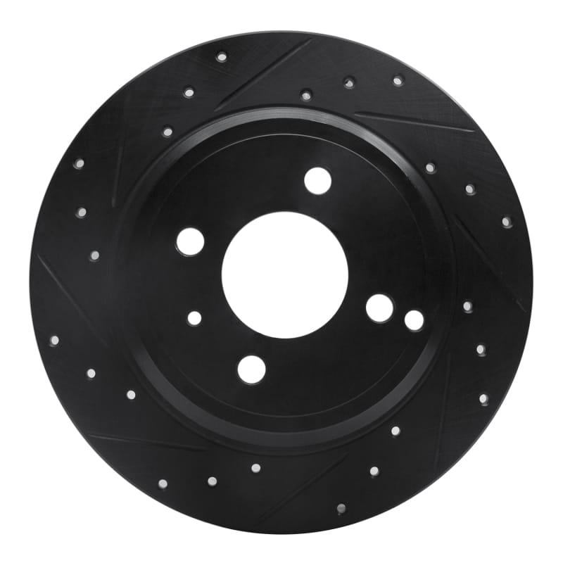 R1 Concepts — R1 93-95 Volvo 850 Rear Left Drilled & Slotted Black Brake Rotor
R1 Brake Rotor Drill