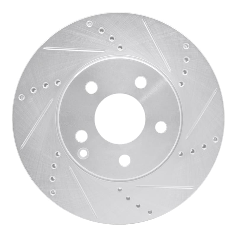 R1 Concepts — R1 03-09 Mercedes-Benz E350 Front Right Drilled & Slotted Silver Brake Rotor
R1 Brake Rotor Drill