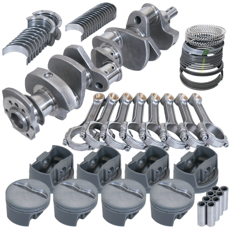 Eagle — Eagle Chevy 350 3.750in Crank 5.700in I-Beam Rods -5cc Flat Top 4.030in Pistons Rotating Assembly
Street & Strip Assy
