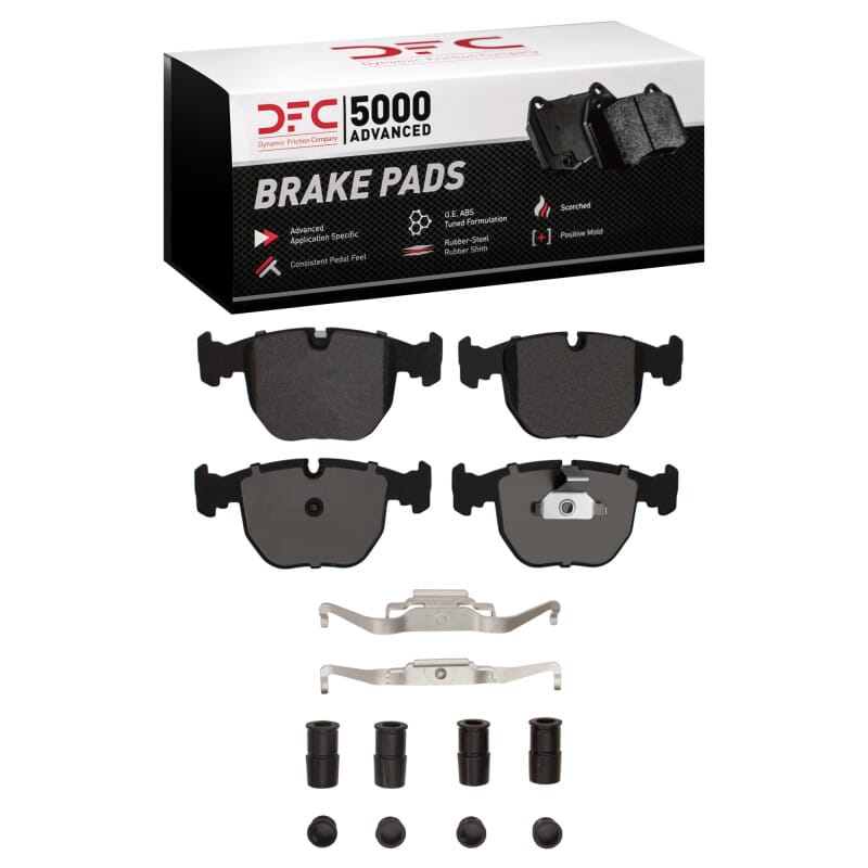 DFC — DFC 00-03 BMW 540I Front 5000 Advanced Low Metallic Brake Pads and Hardware Kit
DFC Brake Pad Set