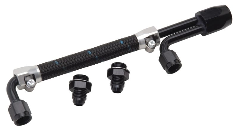 Edelbrock — Edelbrock Dual Quad Fuel Line Kit In Clr/Blk Finish
KIT PARTS