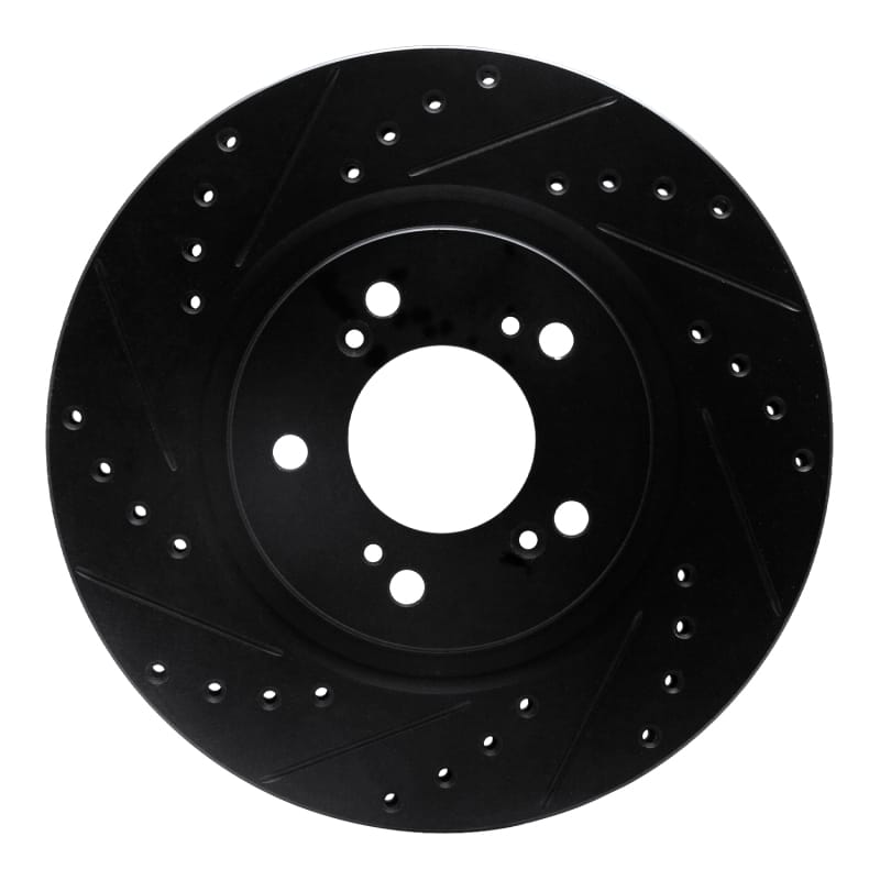 R1 Concepts — R1 97-05 Acura NSX Front Left Drilled & Slotted Black Brake Rotor
R1 Brake Rotor Drill