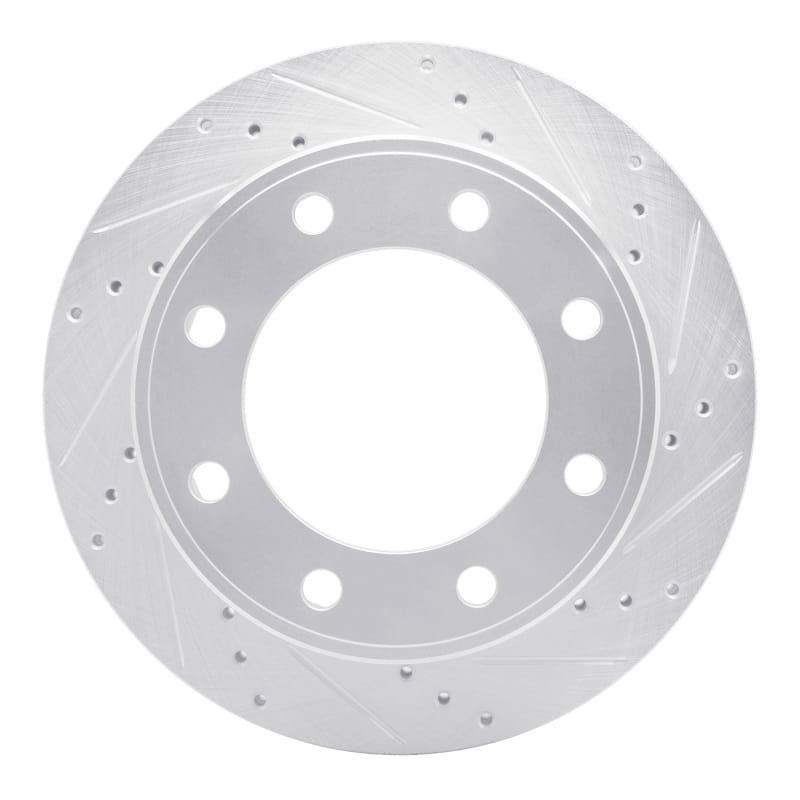 R1 Concepts — R1 99-05 Ford F-250 2WD (Super Duty) Rear Right Drilled & Slotted Silver Brake Rotor
R1 Brake Rotor Drill