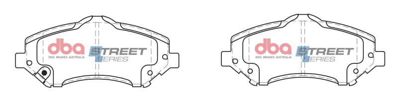 DBA — DBA 08-16 Chrysler Town & Country Street Series Front Brake Pads
Brake Pad
