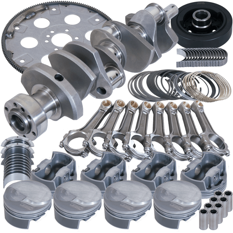 Eagle — Eagle Chevy 454 1Pc 4.250in Crank 6.385in I-Beam Rods 4.280in Pistons 168 Tooth FP Balanced Assembly
Bal Str & Strip Assy