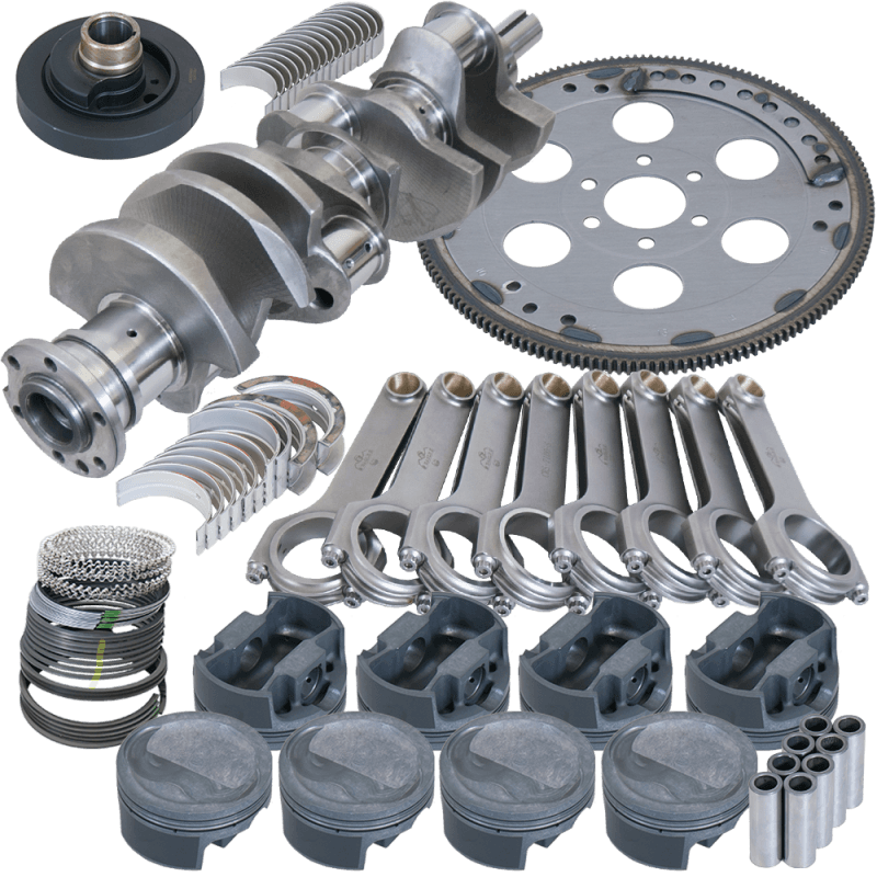 Eagle — Eagle Oldsmobile 455 4.500in Crank 7.100in H-Beam -22cc Inv Dome 4.155in Pistons Balanced Assembly
Bal Str & Strip Assy