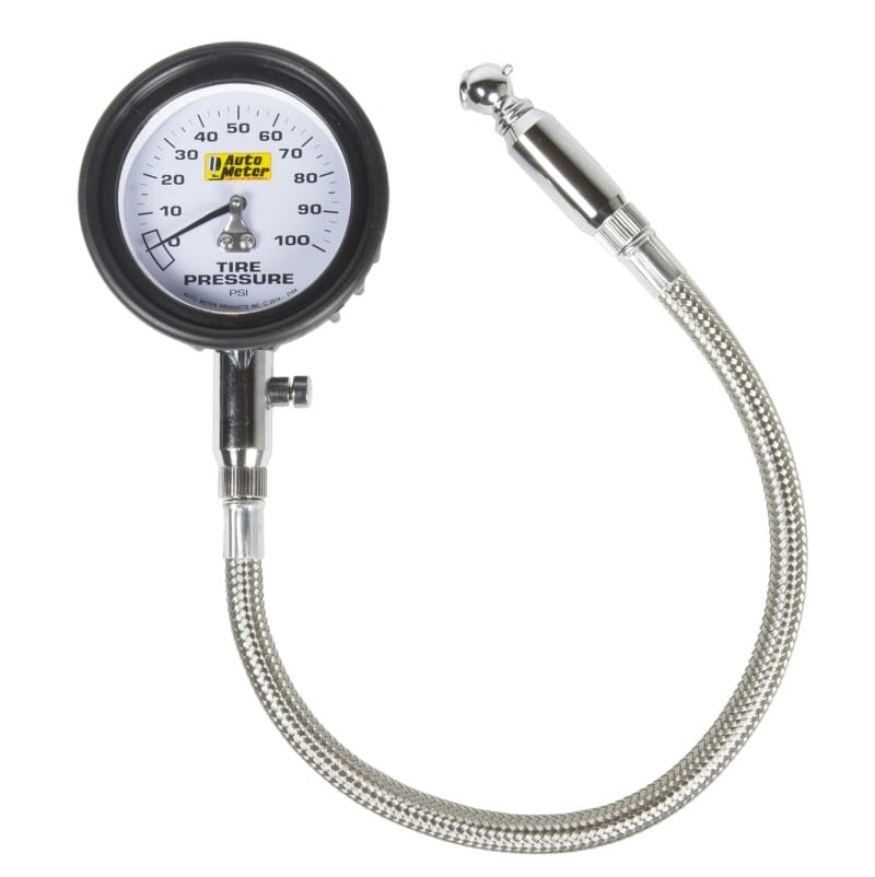 AutoMeter — Autometer 100 PSI Tire Pressure Gauge
Ga Tire Press 100psi