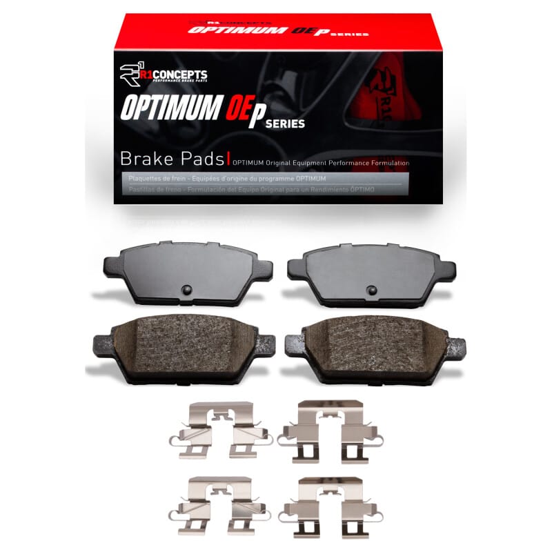 R1 Concepts — R1 06-13 Ford Fusion Rear Optimum OE Pads & Hardware Kit
R1 Optimum Oe Pads a