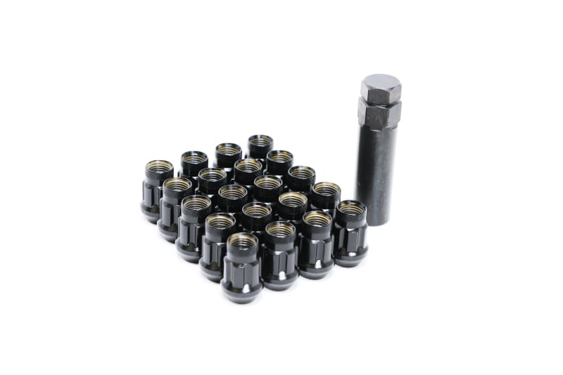 Wheel Mate — Wheel Mate Monster 35 Locking Lug Nut Set of 4 - Black 14x1.50