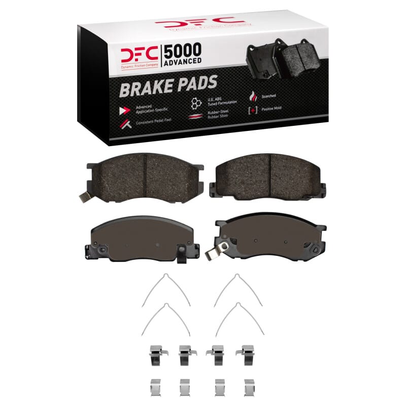 DFC — DFC 91-97 Toyota Previa Front 5000 Advanced Ceramic Brake Pads and Hardware Kit
DFC Brake Pad Set