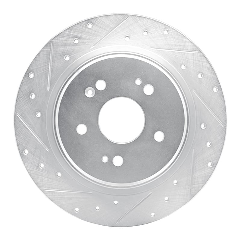 R1 Concepts — R1 15-25 Acura TLX Rear Left Drilled & Slotted Silver Brake Rotor
R1 Brake Rotor Drill