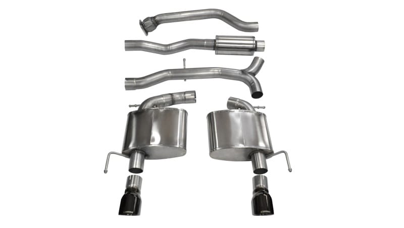 CORSA Performance — Corsa 2013-2019 Cadillac ATS Sedan 2.0L A/T Black Sport Dual Rear Cat-Back Exhaust
Exhaust