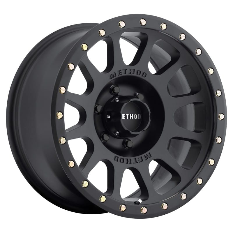 Method Wheels — Method MR305 NV 18x9 0mm Offset 6x5.5 108mm CB Matte Black Wheel