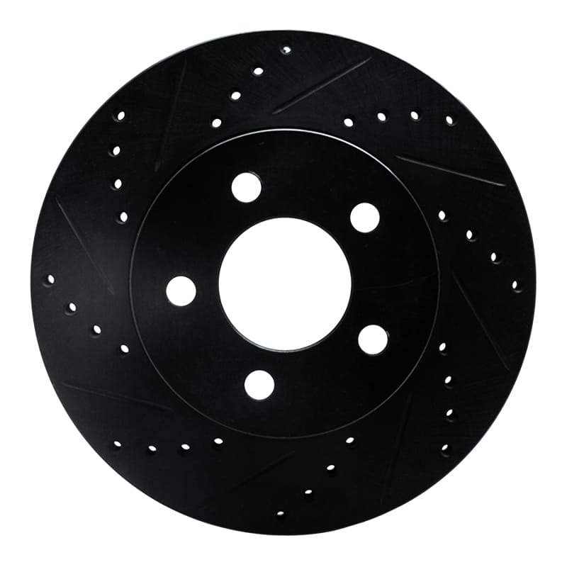 R1 Concepts — R1 02-07 Jeep Liberty Front Left Drilled & Slotted Black Brake Rotor
R1 Brake Rotor Drill