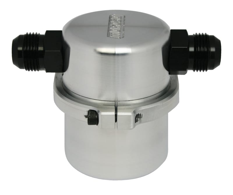 Moroso — Moroso Universal Air/Oil Separator Catch Can -12An Inlet/Outlet - Billet Aluminum