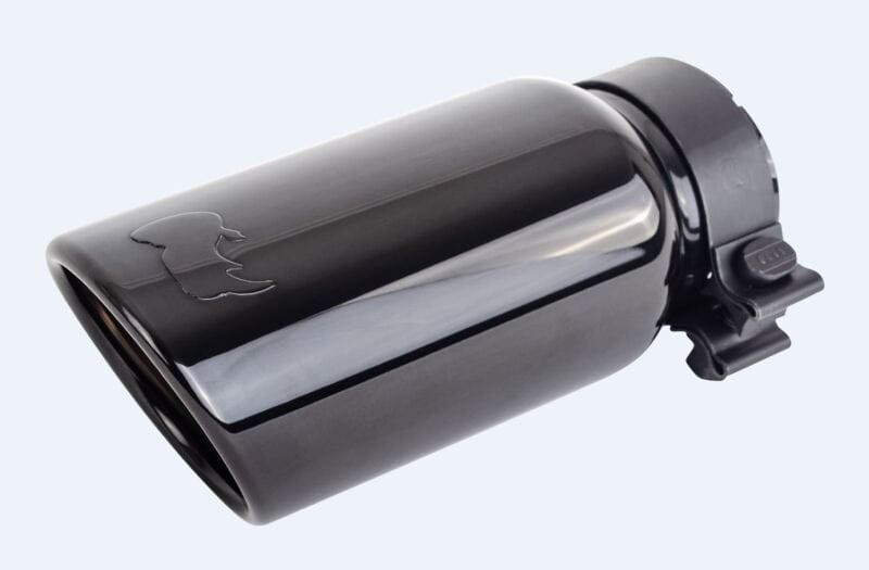 Go Rhino — Go Rhino Exhaust Tip - Black Chrome - ID 3in x L 14in x OD 4in
GR Exhaust Tip