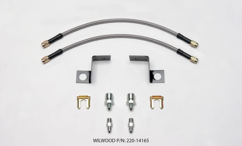 Wilwood — Wilwood Flexline Kit 14 inch -3 3/8-24 IF 1/8 NPT Straight
FLEXLINE KIT