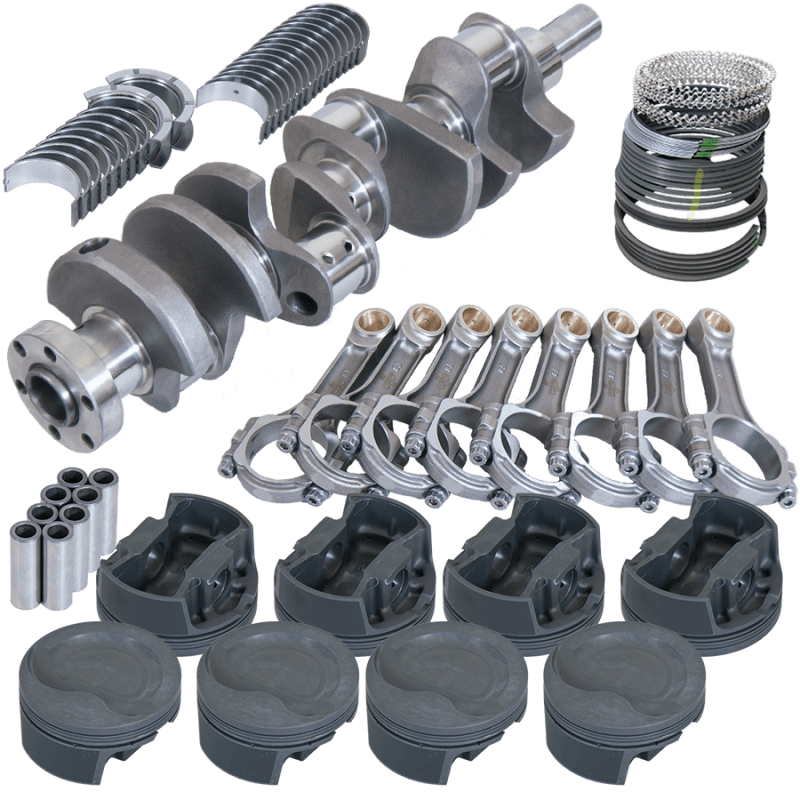 Eagle — Eagle Ford 289/302 3.400in Crank 5.400in I-Beam Rods -16cc 4.125in Pistons Rotating Assembly
Street & Strip Assy