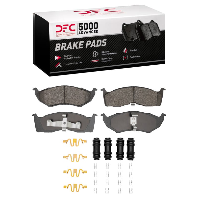 DFC — DFC 98-04 Chrysler LHS Front 5000 Advanced Ceramic Brake Pads and Hardware Kit
DFC Brake Pad Set