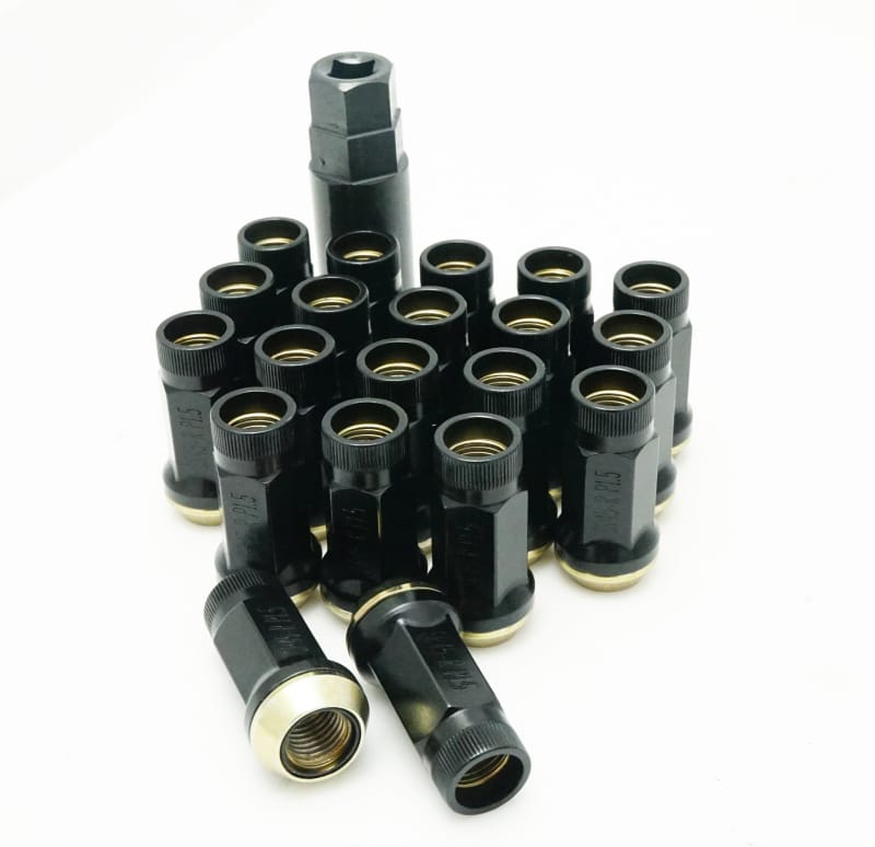 Wheel Mate — Wheel Mate Muteki SR45R Lug Nut Kit 12x1.5 - Black