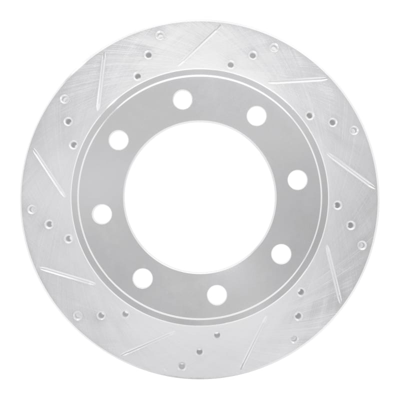 R1 Concepts — R1 99-05 Ford F-250 4WD (Super Duty) Front Left Drilled & Slotted Silver Brake Rotor
R1 Brake Rotor Drill