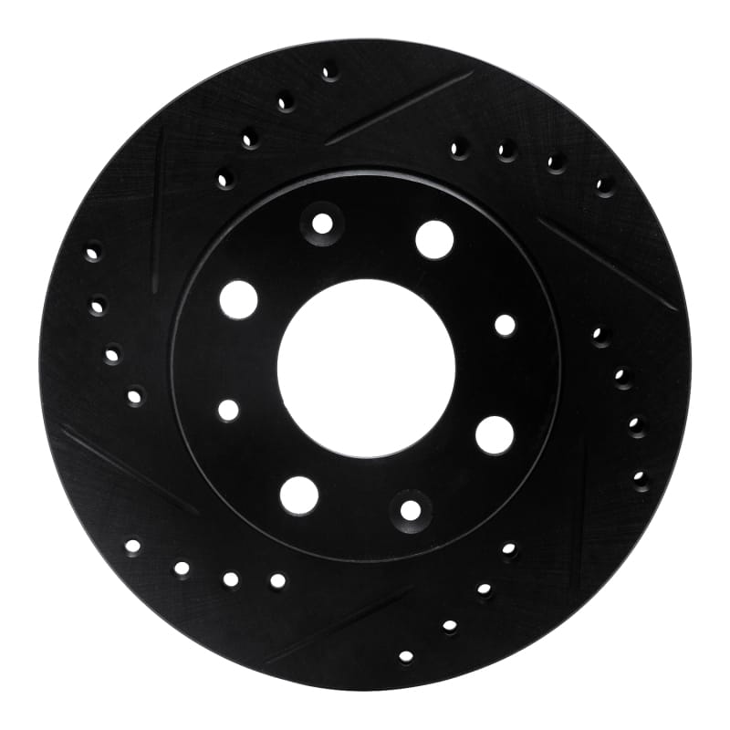 R1 Concepts — R1 84-06 Honda Civic Hatchback Front Left Drilled & Slotted Black Brake Rotor
R1 Brake Rotor Drill
