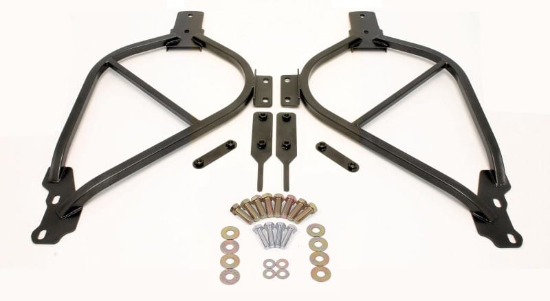 BMR Suspension — BMR 14-17 Chevy SS Bolt-On Subframe Connectors - Black Hammertone