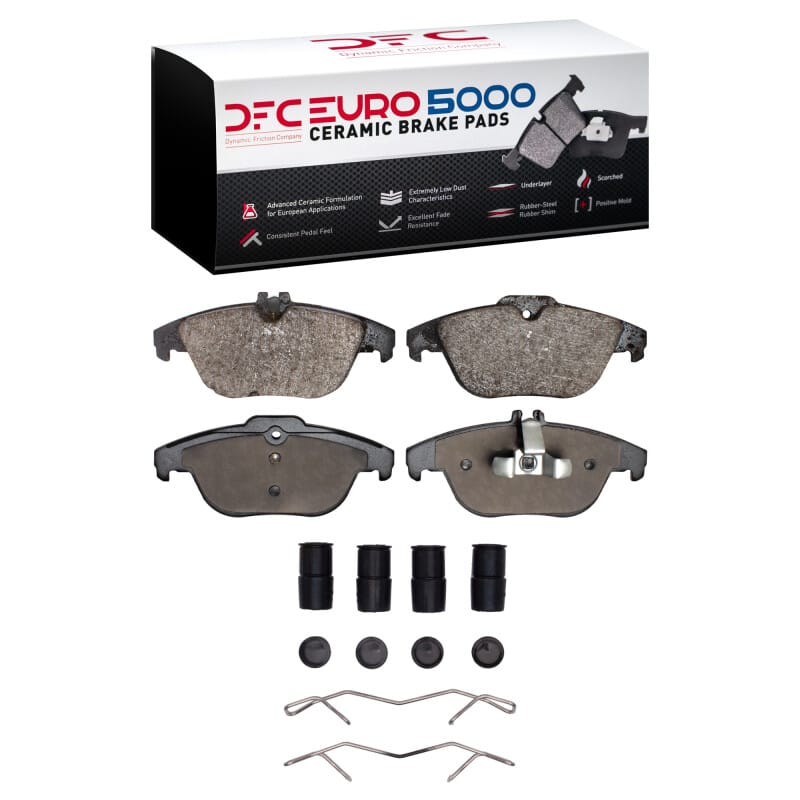 DFC — DFC 09-15 Mercedes-Benz GLK280 (Mexico) Rear Euro 5000 Ceramic Brake Pads and Hardware Kit
DFC EURO Pads + HW