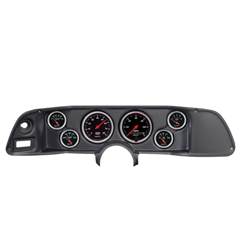 AutoMeter — Autometer Designer Black 70-78 Camaro Dash Kit 6pc Tach / MPH / Fuel / Oil / WTMP / Volt
GA SET CAM 70-78 DB