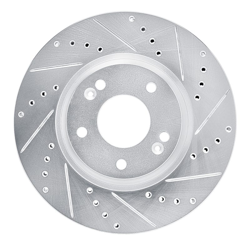 R1 Concepts — R1 15-19 Kia SOUL EV Front Right Drilled & Slotted Silver Brake Rotor
R1 Brake Rotor Drill