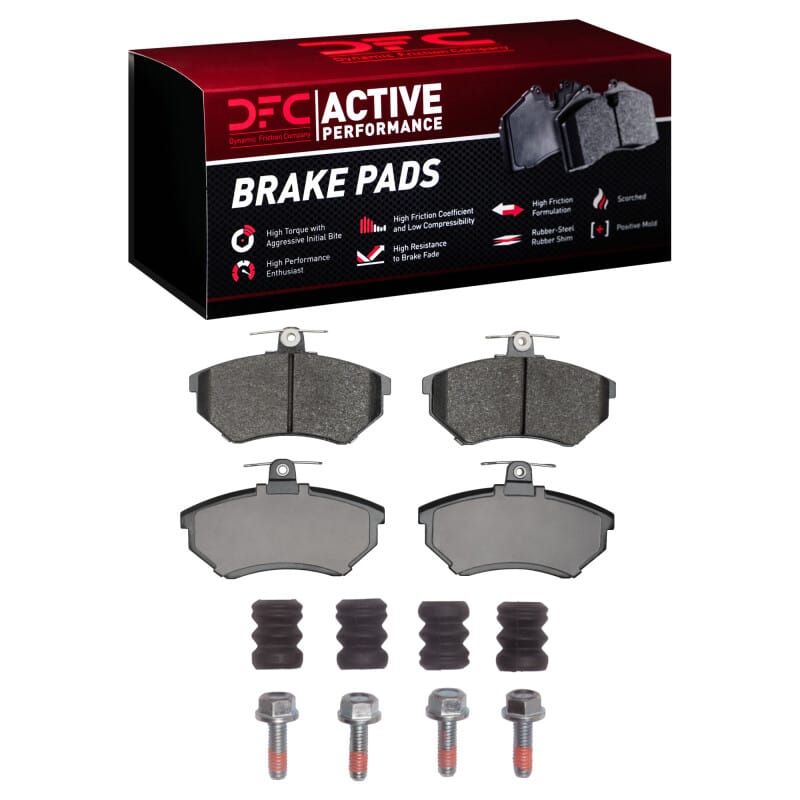 DFC — DFC 84-02 Audi Coupe Front Active Performance Pads and Hardware Kit
DFC Brake Pad Set