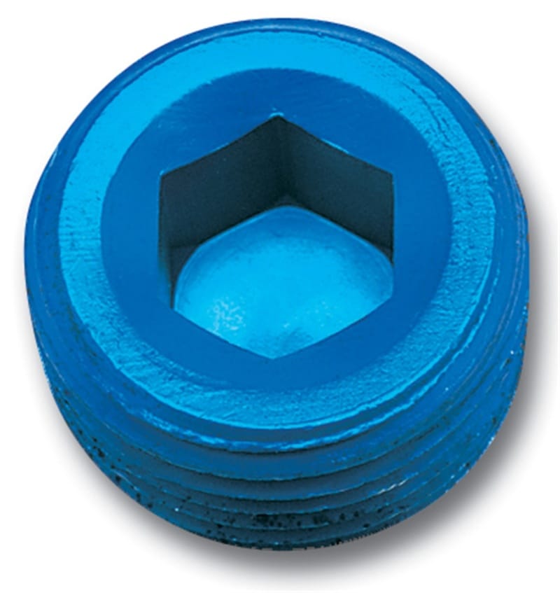 Russell — Russell Performance 1/8in Allen Socket Pipe Plug (Blue)
Pipe Plug