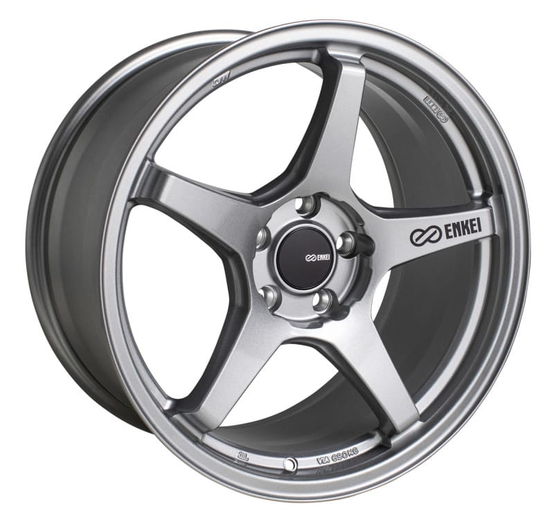 Enkei — Enkei TS-5 18x9.5 5x114.3 38mm Offset 72.6mm Bore Storm Grey